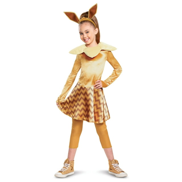 Girls Pokemon Deluxe Eevee Costume