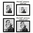 thumbnail image 3 of Americanflat 5 Pack of 8x10 Frames with 5x7 Mat - Plexiglass Cover - Black, 3 of 8