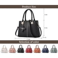 thumbnail image 5 of Handbags for Women Soft PU Leather Large Capacity Ladies Handle Satchel Shoulder Tote Bags with Multiple Pockets, 5 of 7