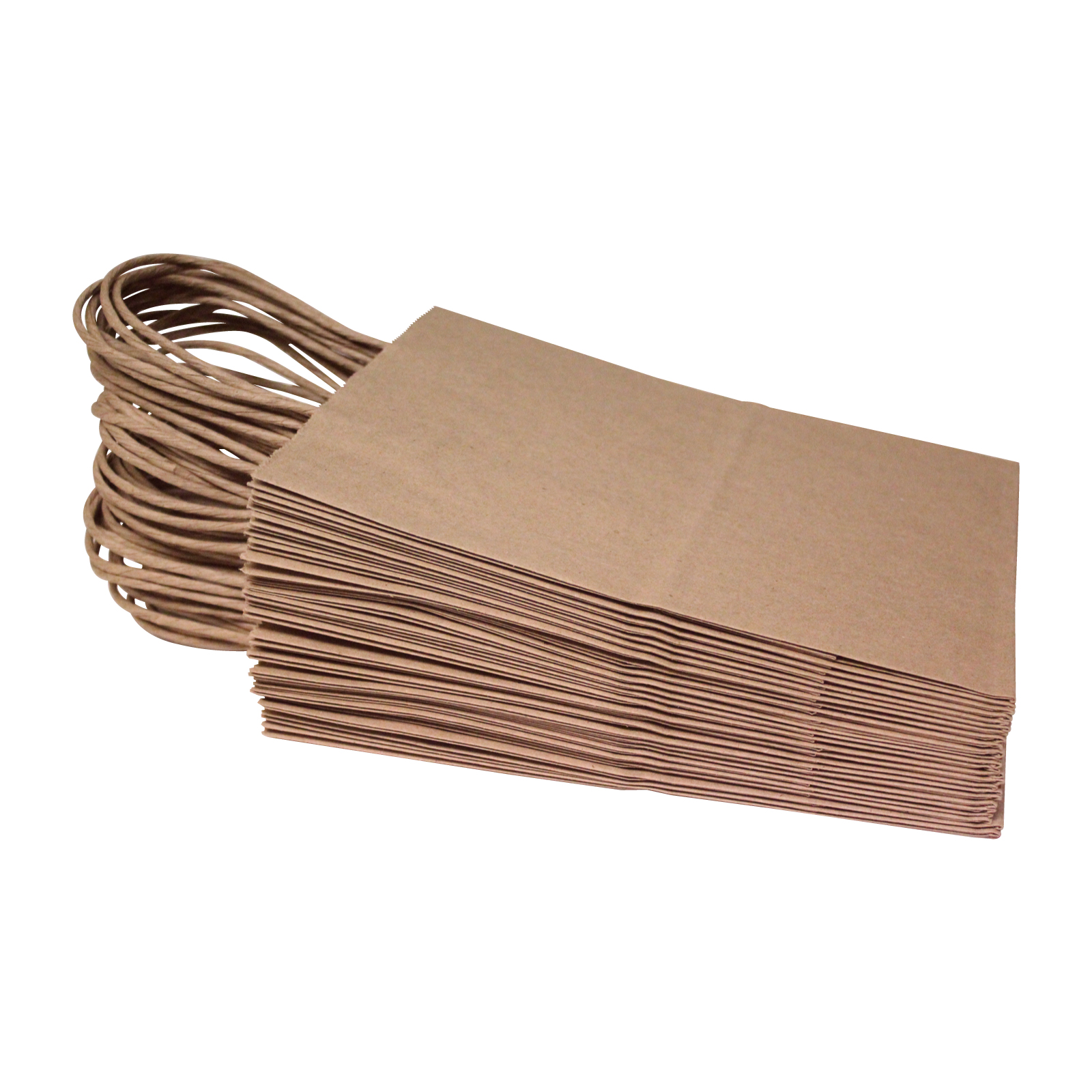 8"x4.75"x10", 50 Piece, Natural Brown Kraft Paper Bags, Shopping, Mechandise, Party, Gift Bags - image 4 of 4