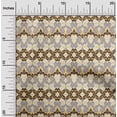 thumbnail image 1 of oneOone Georgette Viscose Fabric Swirl Ikat Print Fabric BTY 42 Inch Wide, 1 of 4