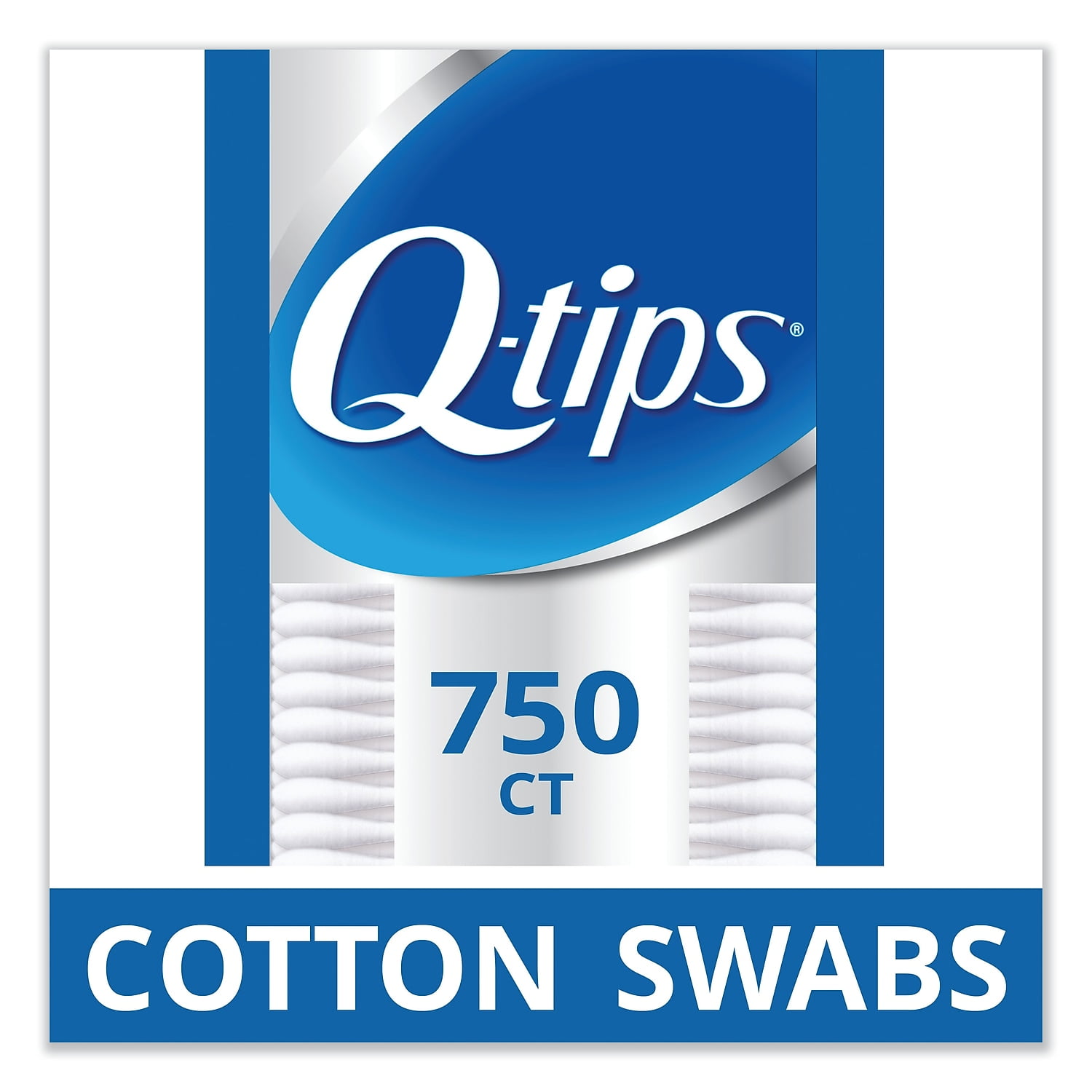Q-tips Cotton Swabs 750/Pack 12/Carton 09824CT