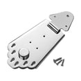 thumbnail image 3 of 6 String Guitar Metal Tailpiece with Screws for Jazz Electric Guitar Musical Instrument Parts Silver, 3 of 6