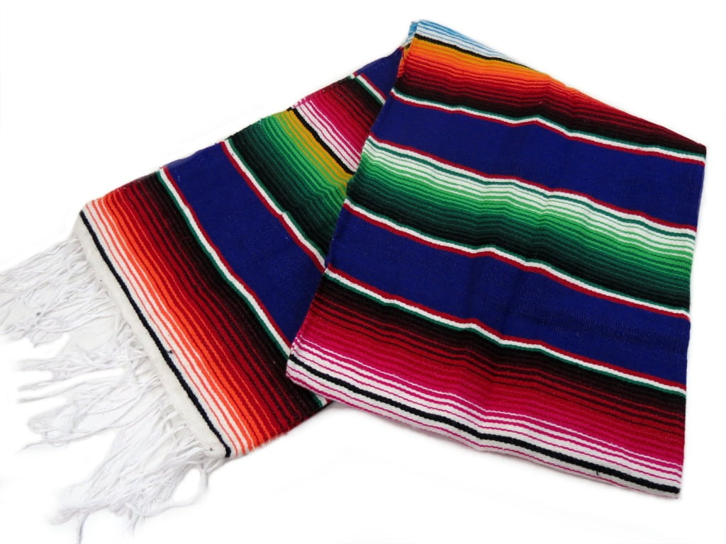 Mexican Serape Sarape Blanket XL 84