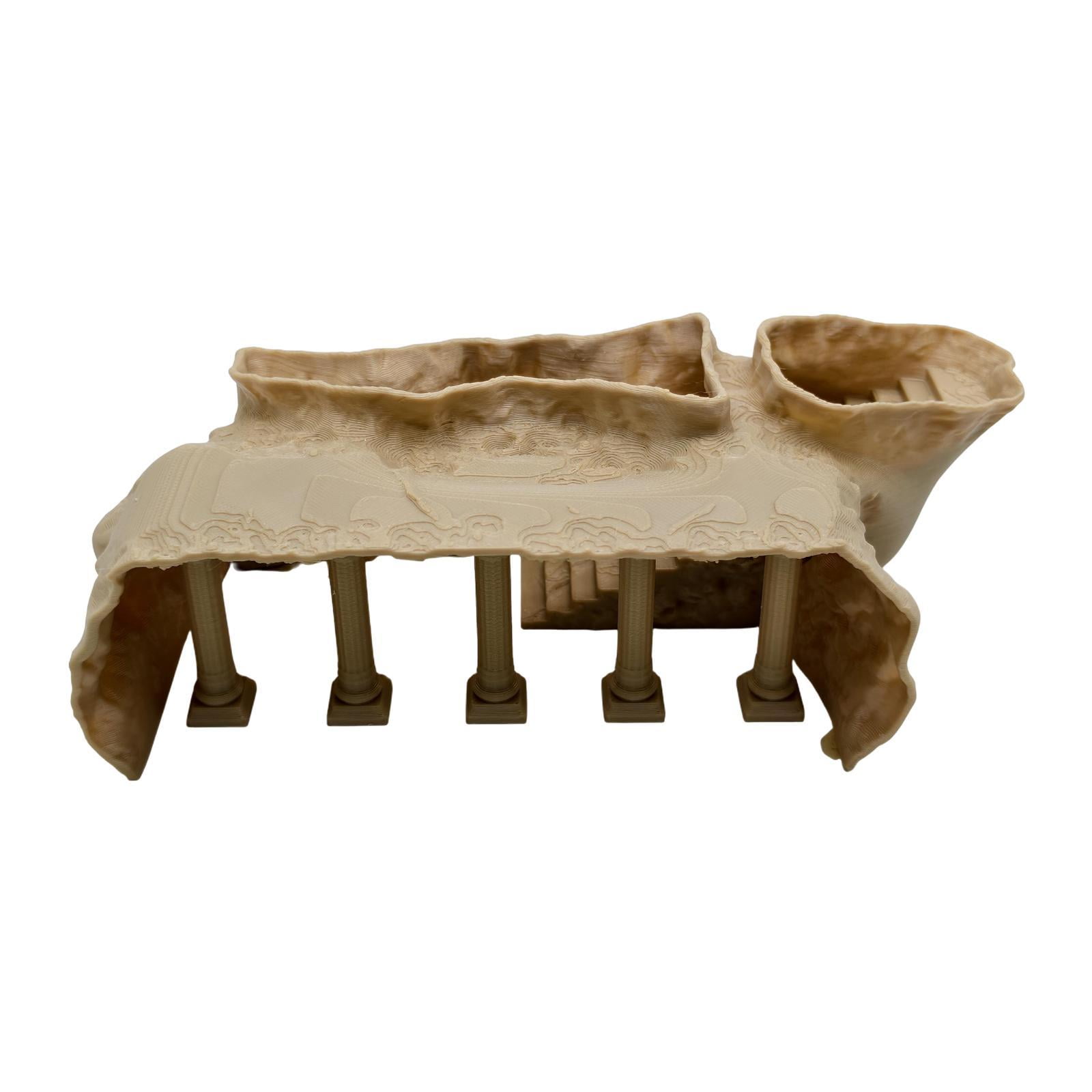 Bvdfgk Aquarium Roman Column Cave Aquarium Decor Fish Tank Accessories Fish Hideout for L Yellow