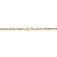 thumbnail image 4 of 14K Yellow Gold 2.5mm Milano Rope Chain, 4 of 6