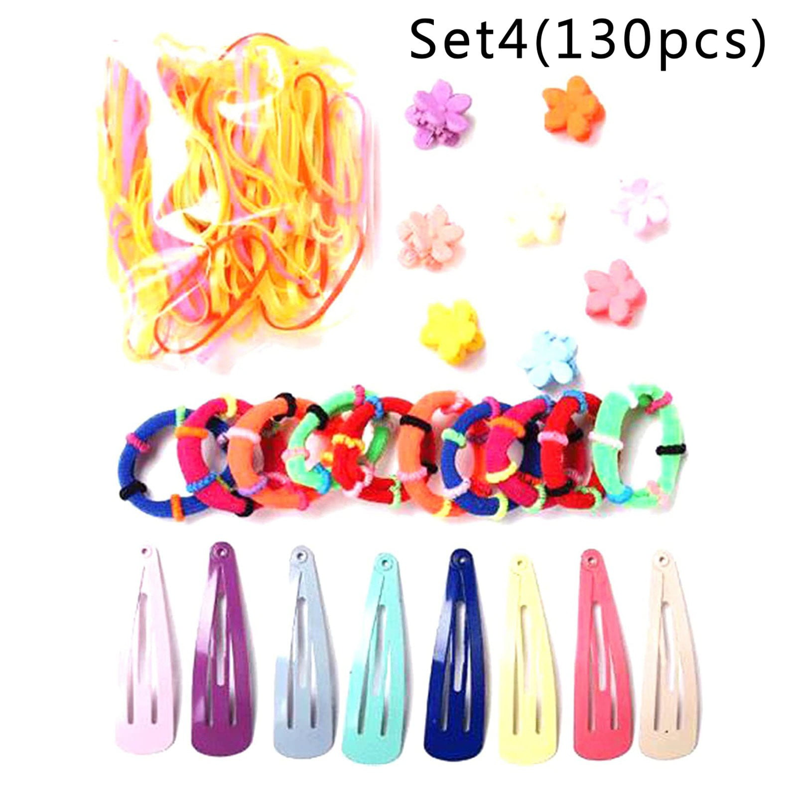 Square Hairpins Candy Color Hair Accessories 3Pcs/set Oval-shaped Hair Clips  ⭐