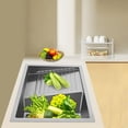 thumbnail image 4 of TFCFL Modern Stainless Steel Laundry Sink Wash Basin With Washboard Laundry Utility Sink, 4 of 16