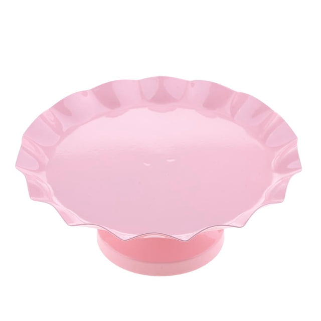 Abbracc Pink / Blue / Black Iron Cake Stand Dessert Display for Window Display Tea Party Pink S