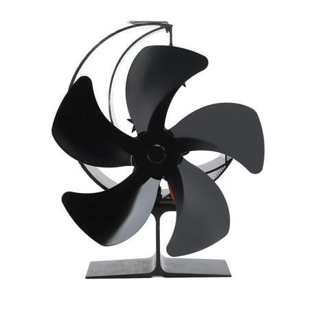 

Energy-Saving Heat Powered Air Circulator for Heating Ideal for Ice Fishing & Camping 5-Blade Quiet Fireplace Fan