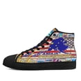 thumbnail image 3 of Alaska In My Heart High Top Canvas Shoes Sneakers Black Size 12, 3 of 7