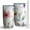 Watercolor Floral Pattern-1, variant on 20 Oz Lavenderand Butterflies Coffee Tumbler Double Wall Insulated Stainless Steel Water Bottle | Metal Reusable Thermoses Flask with Cup Cap | Leak & Sweat Proof with Anti-Dust Lid
