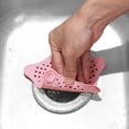 thumbnail image 2 of Drenaje De Piso Filtro de fregadero de cocina de PVC, drenaje de alcantarillado, coladores de pelo, coladores (rosa claro) Likrtyny Libre de BPA, 2 of 8