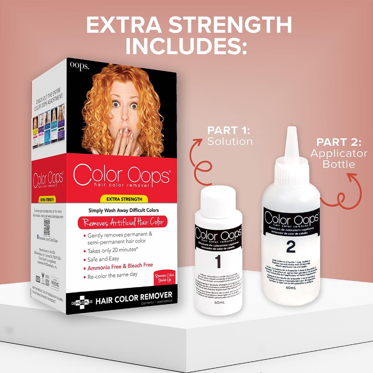 Color Oops Extra Strength Hair Color Remover, Bleach-Free Dye Corrector