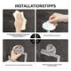 thumbnail image 5 of Portarrollos de papel higiénico resistente a la oxidación, soporte de pared de acero inoxidable SUS 304, moderno soporte para papel higiénico con diseño de gancho lateral para evitar resbalones,, 5 of 6