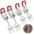 thumbnail image 1 of Adjustable Toggle Latch Clamp Smoker Latch Clamps Lbs Kg Holding Capacity Heavy Duty Large Toggle Latches Pull Toggle Clamp Latch for Smoker Toolbox Case etc., 1 of 5