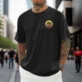 thumbnail image 3 of Beach T Shirts for Men 2026 Summer Casual Short Sleeve Crewneck Coconut Tree Print Tropical Beach Vacation Shirt, 3 of 5