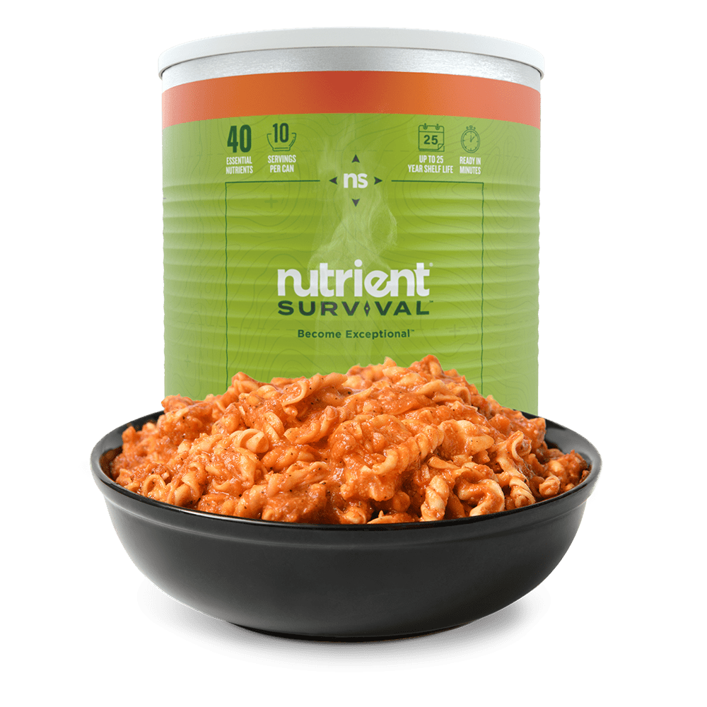 Nutrient Survival Hearty Lasagna Nonperishable 10 Can Freeze Dried