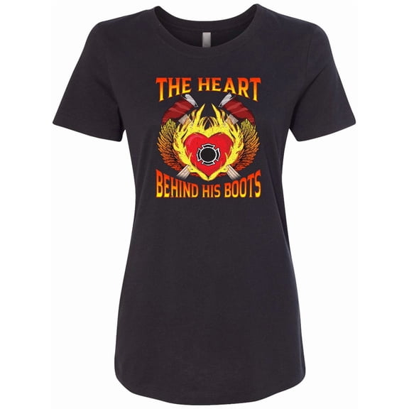Inktastic Firefighter Wife Idea Women's T-Shirt
