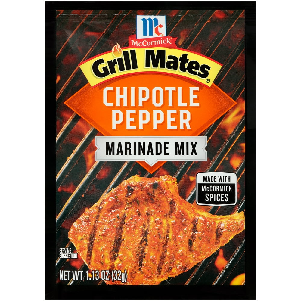 McCormick Grill Mates Chipotle Pepper Marinade Mix, 1.13 oz Walmart