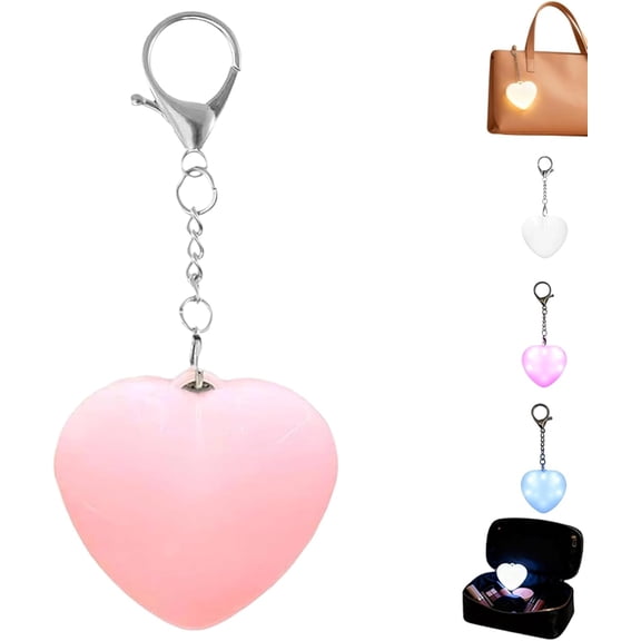 Yippzo Love Wallet Tote Bag Touch Sensing Light, Purse Lights for Inside Purse, Handbag Led Light with Automatic Sensor, Women Handbag Purse Accessories