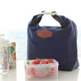 thumbnail image 2 of Sac Isotherme Portable avec Fermeture Éclair Bleu 28 * 27 * 9cm, 2 of 4