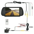 thumbnail image 1 of MJDOUD 7 Inch Rear View Mirror Monitor with Camera Rearview Mirror for Car Parking Backup Camera 7" TFT LCD HD Screen Universal ,Clear Images, 1 of 7