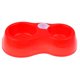 thumbnail image 2 of Tazón de fuente Gemelo Accesorios de Fuentes de Animal Doméstico rojo 28x15x7cm Colco Pet Dog Cat Double Bowl, 2 of 8