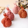 thumbnail image 5 of B DIY Conejo Herramienta para Hacer Velas MuñEca de Yeso Regalo Huevo de Pascua JabóN Molde de Silicona DecoracióN de Pastel de Chocolate, 5 of 5