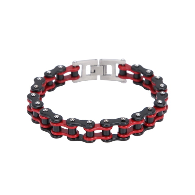 Joyas Hombres Pulsera de Cadena de Motociclista Pulsera de Cadena de Motocicleta Pulsera Pulsera Estilo Rock And Roll Accesorios de Ropa 4 Modelos Diferentes ANGGREK Otros