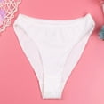 thumbnail image 3 of Alvivi Girls High Leg Cut Briefs Ballet Gymnastics Underwear 2-12, 3 of 4