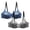 #01, variant on Zynoxe 2PC Plus Size Lace Balconette Bra with Bow Detail Supportive Underwire Push Up Bra Solid Color Everyday Underwear