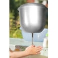 thumbnail image 3 of STP GOODS Aluminum Wall Lavabo 4.75 Qt (4.5 L) Tap up Hand Sink with Lid Indoor Outdoor Rukomoynik HandWasher Tank Washer Tank for Tiny House Portable Sink, Silver, 3 of 9