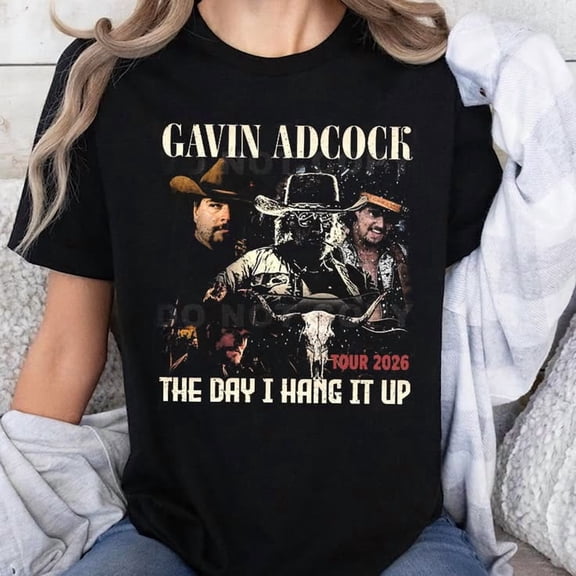 Gavin Adcock The Day I Hang It Up Tour 2026 T-shirt Sizes S-5XL
