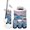 Color 2, variant on Bathroom Accessory Set 6 Piece Peaceful Mountain Landscape Watercolor Gentle Morning Haze Trash can, Toothbrush Holder, Toothbrush Cup, Soap Dispenser, Soap Dish, Toilet Brush Holder