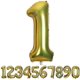 thumbnail image 1 of Number 1 Inflatable Balloon for 1st Birthday Decoration Gold, 1 of 5