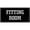 Black, variant on BTFSigns 6 x 12 inch Fitting Room Rust-Free Aluminum Signs for Home Office and Business, Metal Signs for Door White Rounded Corners, Durable, Long Lasting