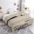 thumbnail image 3 of Throw Blanket- Soft Warm Plush Fleece Bed Throw,60x80In Flannel Blankets Halloween Bandage Eyes Bedding Throws for Women/Men Bedroom Living Room Office Decor Cartoon Theme, 3 of 5