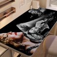 thumbnail image 1 of Madonna alfombrilla de escritorio/mesa extra-grande con base antideslizante de cuero y diseño temático; versátil para escritorios de ordenador, mesas de comedor, etc.40*60cm, 1 of 6