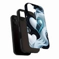 thumbnail image 3 of Shimmering Heart iPhone Case Stylish Swirl Design Valentine’s Day Gift Compatible with iPhone 11/12/13/14/15/16 Pro Max Plus, 3 of 9