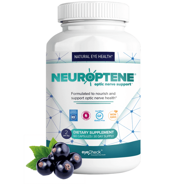 Eyecheck Neuroptene Eye Pressure Supplement with Bilberry Saffron