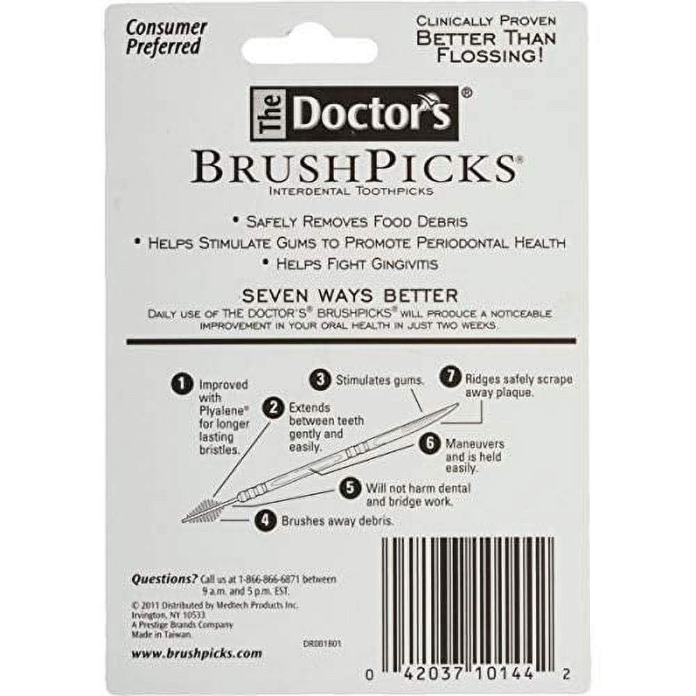 The Doctor's BrushPicks 275 each, dental mouth toothpick gums