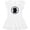 AA-White, variant on Labrador Retriever Black Lab Girls Baby Dress