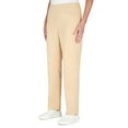 thumbnail image 4 of Alfred Dunner Womens Petite  Super Stretch Mid- Rise Short Length Pant, 4 of 7