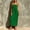 Green, variant on QUNYINEY A Line Sun Dresses for Women 2026 Sleeveless Long Summer Slip Dress Square Neckline Beach Solid Loose Fit Vacation Dresses