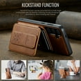 thumbnail image 3 of Wallet Case for Samsung Galaxy S25 Plus, Compatible with MagSafe for Men Women, Detachable Magnetic Clasp Wallet Phone Case with Card Slots Holder RFID Blocking for Samsung Galaxy S25 Plus, Brown, 3 of 12