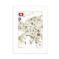 thumbnail image 1 of Hong Kong Hiking Locations Map China Desktop Photo Frame Picture Display Decoration Art Painting, 1 of 3