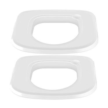 2x Cat Toilet Trainer, Urinal Seat Potty Portable Lightweight White ten Durable Rabbit Cat Toilet Training for Home Cleaning