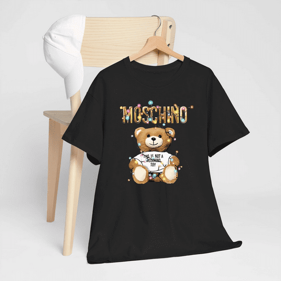 Nwt Moschino This Is Not a Toy Funny Bear Gift Unisex T-Shirt-TH66807