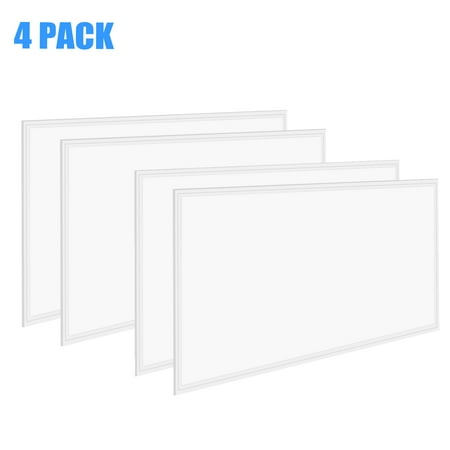 

4 PCS 2x4 FT LED Panel Light 5000K 7800 Lumens for Office Lighting